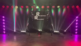 Custom light show using DMXDesktop (Mid 80's R&R)