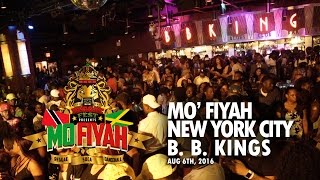 MO'FIYAH AUGUST 6TH, 2016 AT BB KINGS