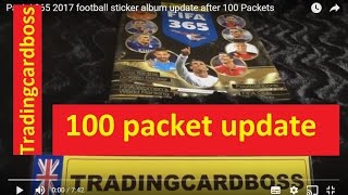Panini 365 2017 stickers collection album update 100 Packets ❤️⚽️