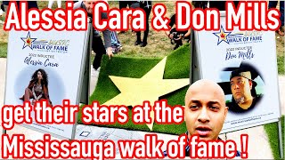 Alessia Cara & Don Mills get their stars at the Mississauga walk of fame!