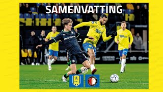RKC Waalwijk verliest nipt van Feyenoord | samenvatting RKC Waalwijk - Feyenoord