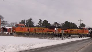 01/28/26 - Four axle on an intermodal?!?! NS 278 with two BNSF Dash 8s trailing