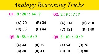 Analogy Reasoning Tricks || Analogy Short Trick || ssc gd, ssc gd analogy, ssc gd pactice set