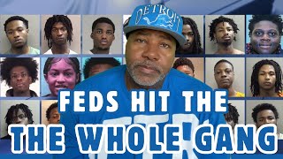 The FEDS Hit 21 Members Of  Violent Kick Door Gang With 85 Page RICO Indictment