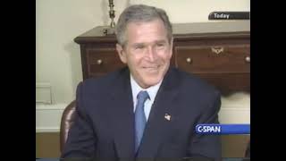 American-Muslim Community Leaders Meet with President George W. Bush in September 2001