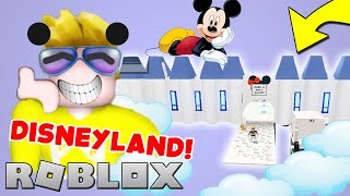 I VISITED DISNEYLAND IN ADOPT ME Pirate House! Castle, Roller Coaster, Mickey Mouse (Roblox)