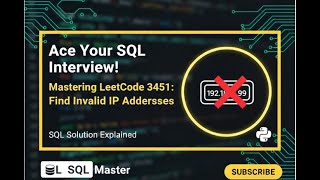 Find Invalid IP Addresses – LeetCode 3451 Explained (PostgreSQL Tutorial)