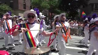 Pride Parade~NYC~2025~NYC Queer Big Apple Corps Marching Band~NYCParadelife