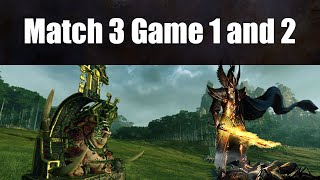 Total War Warhammer World Championship Tournament - Lizardmen vs Wood Elves - Match 3/Game 1 and 2