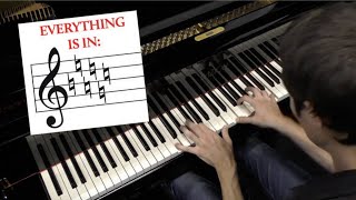 The Evolution of Piano Music in C-major (1722-1921)