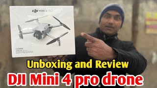 DJI Mini 4 pro unboxing || DJI mini 4 pro review || 4k video