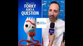 Forky Asks a Question Star Tony Hale at D23 Expo #Forky