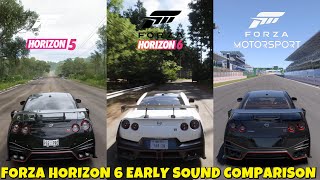 Forza Horizon 6 SOUND COMPARISON vs FH5, FM8, GT7, Motorfest, NFS Unbound, TDUSC 🔊🔥