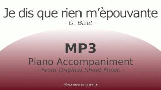 Je dis que rien m'èpouvante Piano Accompaniment