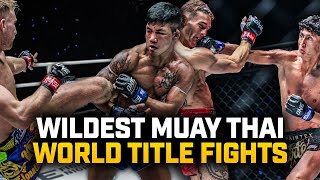 The Greatest Muay Thai World Title Fights ⚔️👑 Rodtang, Haggerty, Nabil, AND MORE