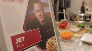 Chef Jet Tila Cooks for Acts Retirement