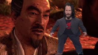 Keanu Reeves Cry Over Lord Shimura Death in Ghost of Tsushima