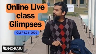 online class glimpses - cl6p1-2 - 310520