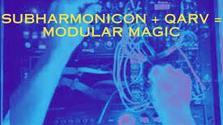 Subharmonicon paired with QARV is AMAZING!!!