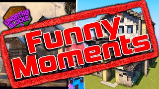 Building My Starter House: FUNNY MOMENTS! Unorthoblocks SMP Season 4 - Minecraft 1.21