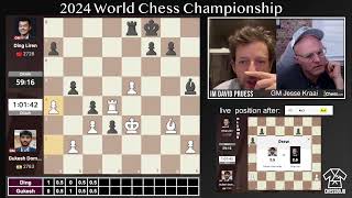Ding v. Gukesh, game 5 live | no engine | code WC24 for Dojo