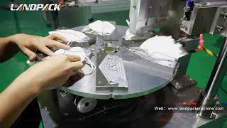 Semi Automatic KN95 N95 Mask Side Edge Sealing Pressing Machine