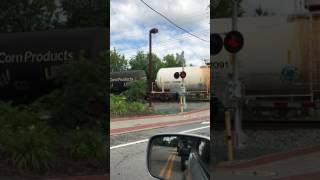 CSX train 6-24-17 Newark Delaware at the University of Delaware
