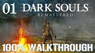 Dark Souls Remastered Walkthrough 100% Firelink Shrine | Part 1