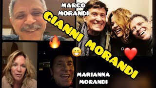 GIANNI MORANDI IN DIRETTA INSTAGRAM CON I SUOI FIGLI 🔥
