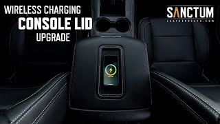 Drop-in wireless charging upgrade for your GM console lid... That ACTUALLY fits most phones!