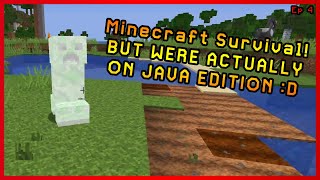 MINECRAFT SURVIVAL BUT WE'RE ON THE GOOD VERSION OF MINECRAFT!