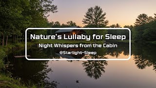 Long Natural Night Sounds l 8 HoursRelaxing l Crickets & Evening Insects ASMR for Deep Sleep