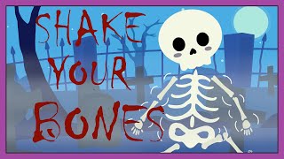 🎃 SKELETON DANCE 💀- Fun and Spooky Follow Along Actions Song for Kids Halloween 2023 │ Smiley Rhymes