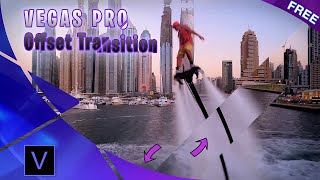 Free Download: Offset Transition (Strip) {AE Inspired} 📽️ [Vegas Pro] ✔️NO PLUGINS | Transition #7