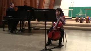 Winter Cello Recital - Solo Performance Song of the Wind