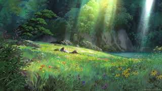 🌻Chill Lofi Mix lake near the field | cozy/chill beats to study and relax~lofi :relax:stress relief