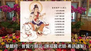 《華嚴經 : 普賢行願品 *43A》 (陳福賢老師 粵語講解)