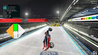 [TAS] somewhat lucky jump by Denemort | 19.42 (-4.13 WR) | Trackmania