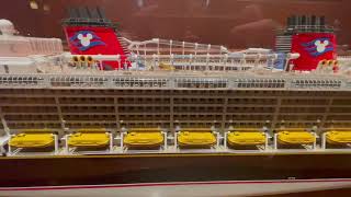 Amazing Scale Model of the Disney Cruise Ship Fantasy at the Grand Californian Hotel