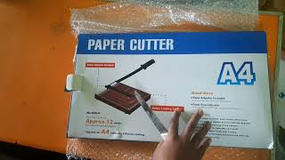Unboxing Paper Cutter full review//samrat tech guide
