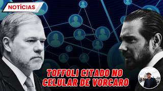 🌎 The Federal Police report has links to Vorcaro, including an invitation to a party and conversa...