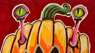 Drawing Nemesis Halloween theme