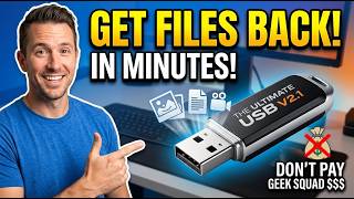 Recover Deleted Files in Minutes with The Ultimate USB (Don’t Pay Geek Squad $$$)