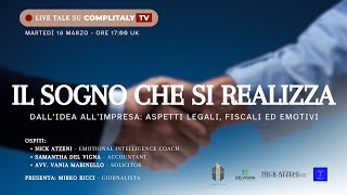 LIVE WEBINAR - IL SOGNO CHE SI REALIZZA
