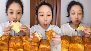 Eating Mini Cream Buns & Sweet Pastries ASMR Mukbang | Soft Fluffy Eating Sounds