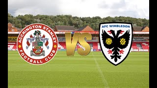 Thrilling Victory at Accrington Stanley vs AFC Wimbledon