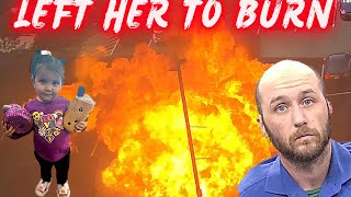 Blacked Out Dad Escapes Burning Car… Leaves 2 Year Old Behind 😡