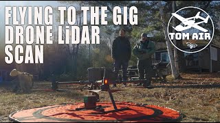 Flying to the Gig - Drone LiDAR Scan