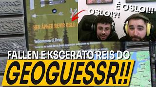 FALLEN E KS PROS no GEOGUESSR!!! Melhores Momentos das LIVES