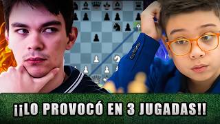 DIRTY TRICK!! A GM PROVOKEES FAUSTINO IN THE FIRST MOVES | Livaic vs. Gold | Chess.com